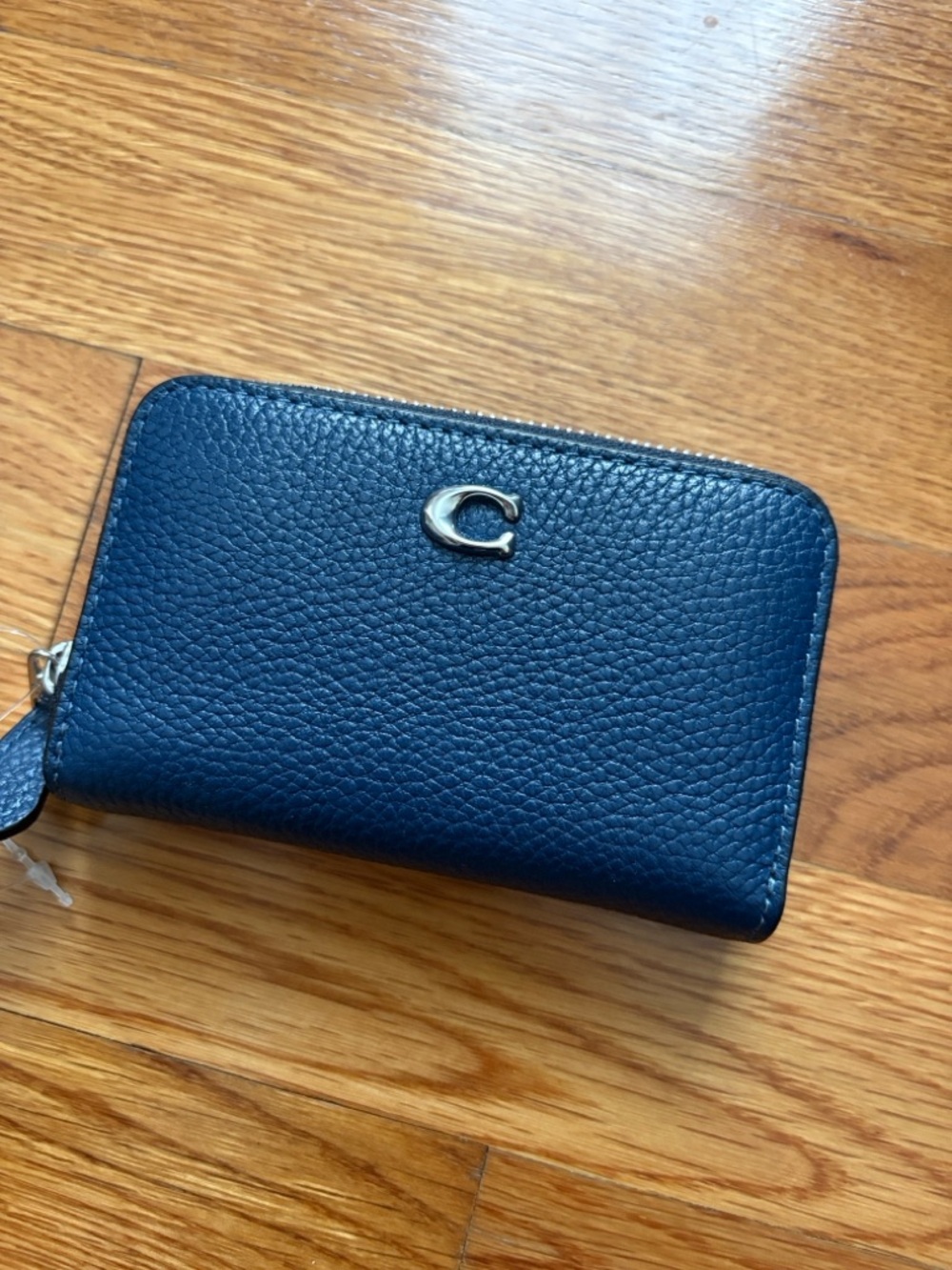 Coach Navy Card Holder